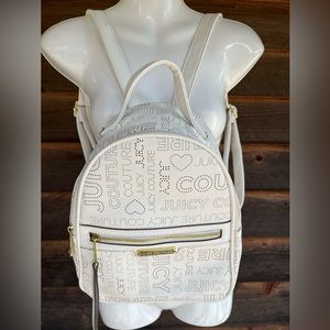 Juicy Couture HTF Small Backpack White Multi New - No Tags